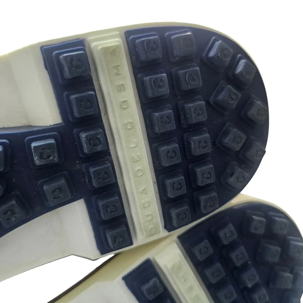 Duca‎ del Cosma Mens White Leather Spikeless Golf Shoes Italian Design Luxury 13